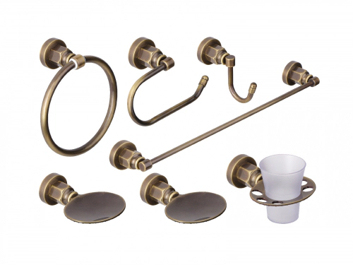 Set de accesorios 8 Piezas Häaz Vintage Estalgrif Bronce Viejo 352/180-16