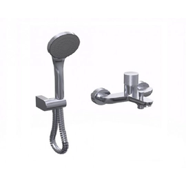 Griferia de ducha Hidromet Texture exterior c/transf cromo 9877CRCR