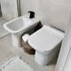Bidet Ferrum temple blanco 1 ag TEM-BI-100-BL