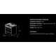 Cocina TST semi industrial chiara 60 cm Negro 453-60