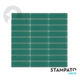 STAMPATO MALLAS (30x30) TIPO SUBWAY ESMERALDA LISO