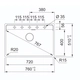 Bacha simple Franke Maris MRG 610-72 TL-NE 0661-667