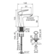 Grifería de lavatorio FV epuyen monocomando 0181/L2-NG