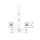Griferia de lavatorio Robinet Tango cr 44010001