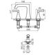 Grifería de lavatorio FV urbano lever 0207/H3L-CR