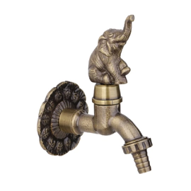 Canilla jardin Hazz Estalgrif Elefante bronce viejo 359/200-16