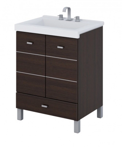 Mueble Schneider Terra Matrix 60cm Wengue sin mesada