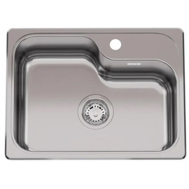 Bacha de cocina simple Johnson Luxor Mini SI55A