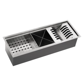 Barra escurridora 50x18.5 Mi Pileta acero 304 cromo BS50