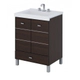 Mueble Schneider Terra Matrix 60cm Wengue sin mesada
