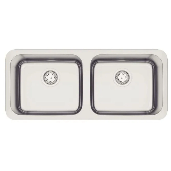 Bacha de embutir doble Tramontina Dora 94031/112