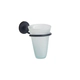 Accesorio de baño Ottone Portavaso Basic negro mate