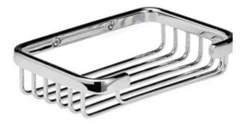 Jabonera Recta Chica De Baño Cromo Ottone