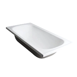 Bañera Ferrum serena acrílico BF140 blanca SER-BA-140-BL