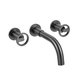 Griferia lavatorio de pared Peirano Pulse Grafito 62-175GR