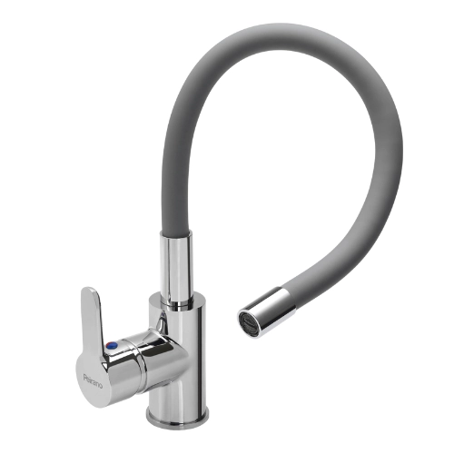 Griferia Cocina Monocomando Peirano Colors Gris 20-171