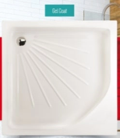 Receptaculo Shawer 78x78 cubierta de Gelcoat