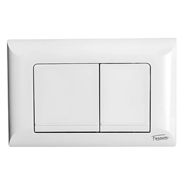 Tapa tecla Ferrum doble grande blanca REP-RA-052-BL