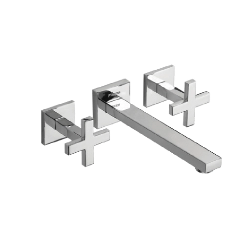 Griferia Pizza Unique Cruz Pared Cierre Ceramico