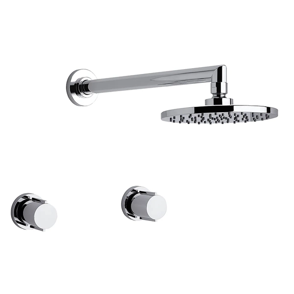 Grifería de ducha FV california 2 llaves cromo 0109/17-CR