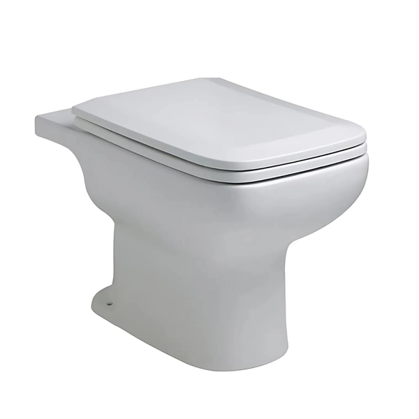 Inodoro corto Ferrum trento sin tapa blanco TRE-IN-002-BL