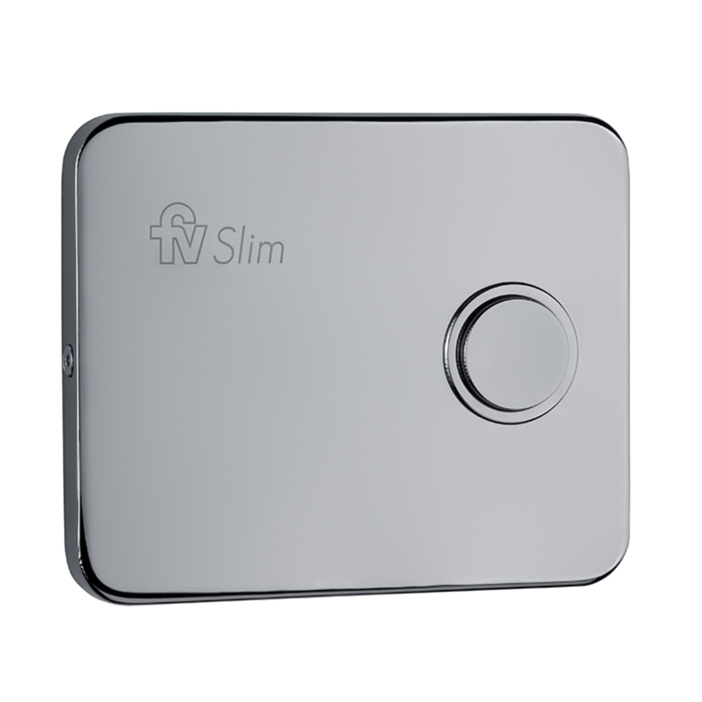 Tapa FV inodoros con boton slim para válvula 0378.02-CR | Casa Outlet