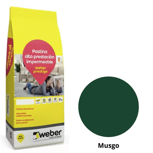 Pastina Weber Prestige Musgo X 2kg.