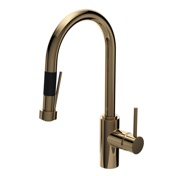 Griferia monocomando de cocina FV Augusta pro c/rociador 0412/96P-PB