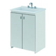 Vanitory Schneider Eco 50Cm Blanco con mesada 3 Ag