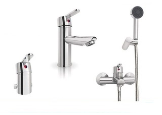 Kit Griferia baño Peirano Bilbao Lav Bidet Ducha