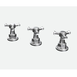 Griferia de Bidet 3 Ag Antique Cruz Cromo Andez 0700.40