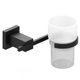 Accesorio de baño Hidromet Geometry Portacepillo black 2811