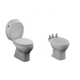 Juego Baño Ferrum Atuel Inodoro Largo Bidet Deposito+asiento