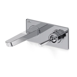 Griferia lavatorio pared monocomando Hidromet Icon cromo 11180CRCR