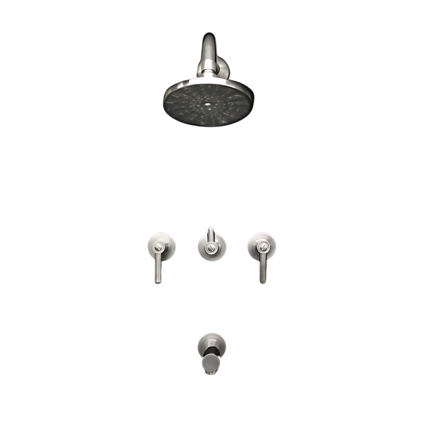 Griferia de ducha Robinet Studio c/transf cromo