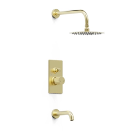 Hidromet griferia ducha c/transf texture gold 9803gold