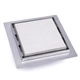 Desagüe Ideal cuadrado 15x15 acero inoxidable para revestir 12050
