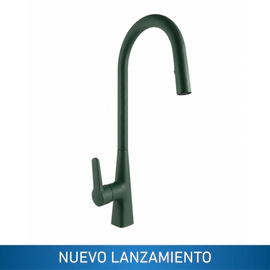 Griferia de cocina monocomando Ultragrif Amber green leaf UGLE203G11