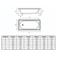 Bañera Ferrum serena acrilica 130 blanca SER-BA-130-BL