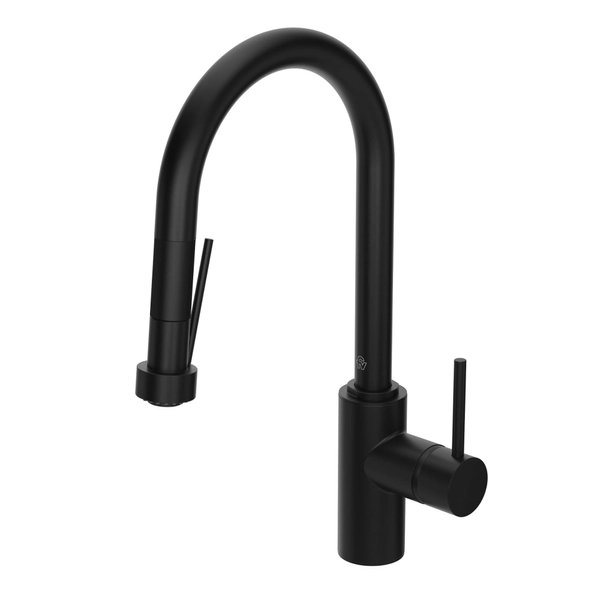 Griferia monocomando de cocina FV Augusta pro c/rociador 0412/96P-BK