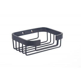 Jabonera recta chica negra 125x95x30 2000.5