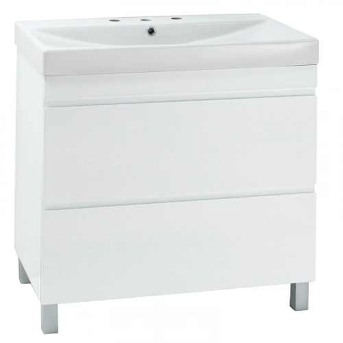 Vanitory Stella con 2 cajones con patas - Mesada Loza