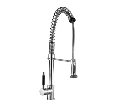 Griferia Piazza Gourmet con rociador extensible 10308