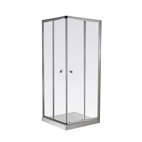 Box de ducha Ferrum Khios cuadrado 90x90 c/receptaculo NC9CZ