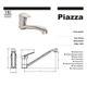 Griferia Monocomando cocina Piazza Domani 10612 cr