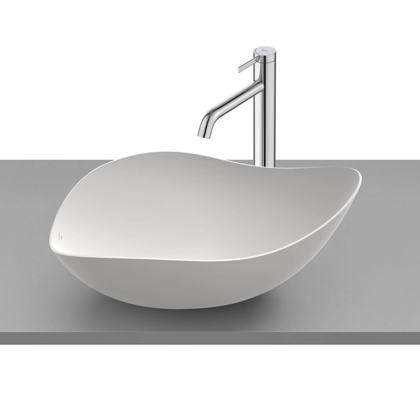 Bacha de lavatorio Roca ruy ohtake de apoyo blanca