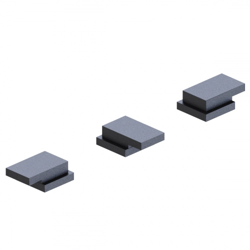 Griferia de bidet Hidromet Block plane 34007 negra