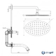 Griferia ducha de embutir Ultragrif Jagger Lever