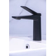 Griferia de Lavatorio Ultragrif Brooklyn bajo black matt UGA1013B02