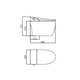 Inodoro Smart Ferrum Milano MNO-IN-100-BL